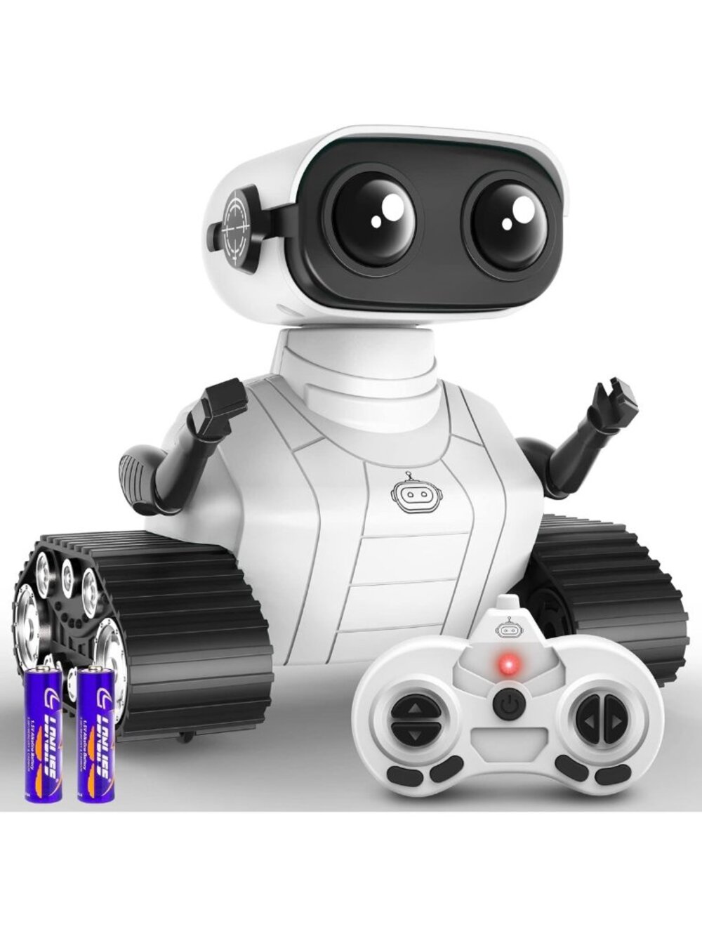 Rechargeable Remote Control Robot Toy for Kids - Dancing, Music, LED Eyes, Gift